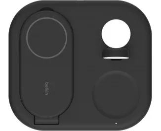 Беспроводное зарядное устройство Belkin 3-in-1 Magnetic Foldable Black (WIZ029VFBK)