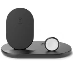 Беспроводное зарядное устройство Belkin Boost Up 3-in-1 Wireless Charger Black (WIZ001VFBK)