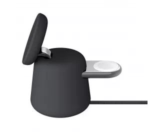 Беспроводное зарядное устройство Belkin Boost Up Charge Pro 2-in-1 Charcoal Mass (WIZ020VFH36)