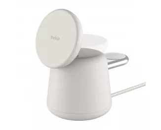 Беспроводное зарядное устройство Belkin Boost Up Charge Pro 2-in-1 Sand Mass (WIZ020VFH37)