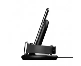 Бездротовий зарядний пристрій Belkin BoostCharge 3-in-1 Wireless Charger for Apple Devices Black (WIZ001vfBK)