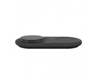 Беспроводное зарядное устройство Belkin BoostCharge Pro 2-in-1 Magnetic Wireless Charging Pad with Qi2 15W Black (WIZ021vfBK)