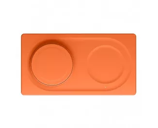 Беспроводное зарядное устройство Belkin BoostCharge Pro 2-in-1 Wireless Charging Pad with MagSafe 15W Orange (HR1H2)