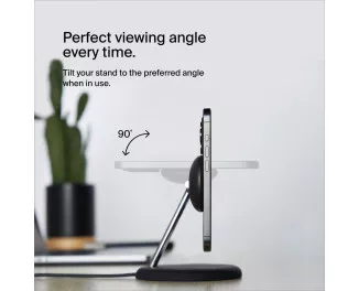 Беспроводное зарядное устройство Belkin BoostCharge Pro 3-in-1 Magnetic Wireless Charging Stand with Qi2 15W Black (WIZ023vfBK)