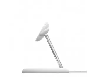 Беспроводное зарядное устройство Belkin BoostCharge Pro 3-in-1 Magnetic Wireless Charging Stand with Qi2 15W White (WIZ023vfWH)