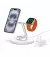Беспроводное зарядное устройство Belkin BoostCharge Pro 3-in-1 Wireless Charger with Official MagSafe Charging 15W White (WIZ017vfWH)