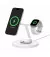 Бездротовий зарядний пристрій Belkin BoostCharge Pro 3-in-1 Wireless Charging Stand with Qi2 15W White (WIZ032kqWH)