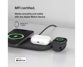 Беспроводное зарядное устройство Belkin USB-C Apple Watch Charger Black (WIZ022GLWH-B1)
