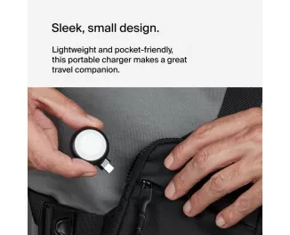 Беспроводное зарядное устройство Belkin USB-C Apple Watch Charger Black (WIZ022GLWH-B1)