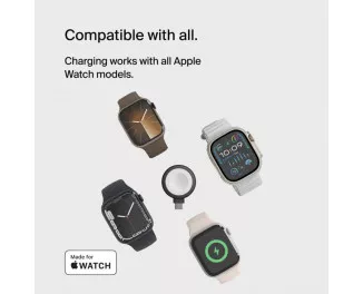 Беспроводное зарядное устройство Belkin USB-C Apple Watch Charger Black (WIZ022GLWH-B1)