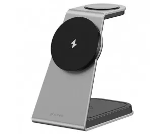 Бездротовий зарядний пристрій Proove Omni Power 3in1 15W Gray (WSOP15020003)