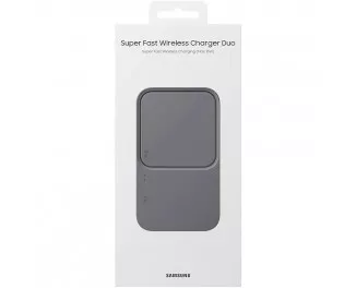 Беспроводное зарядное устройство Samsung 15W Wireless Charger Duo (w/o TA) Dark Gray (EP-P5400BBEGEU)