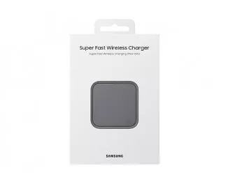 Беспроводное зарядное устройство Samsung 15W Wireless Charger Pad (with TA) Black (EP-P2400TBRGRU)