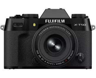 Бездзеркальний фотоапарат Fujifilm X-T50 + XF 16-50mmF2.8-4.8 R LM WR Kit Black (16828478)