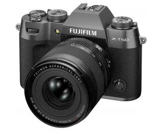 Бездзеркальний фотоапарат Fujifilm X-T50 + XF 16-50mmF2.8-4.8 R LM WR Kit Charcoal silver (16828650)
