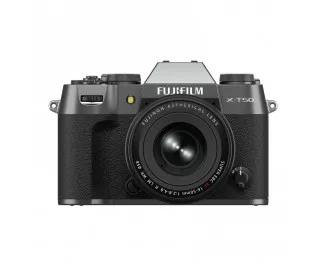 Бездзеркальний фотоапарат Fujifilm X-T50 + XF 16-50mmF2.8-4.8 R LM WR Kit Charcoal silver (16828650)