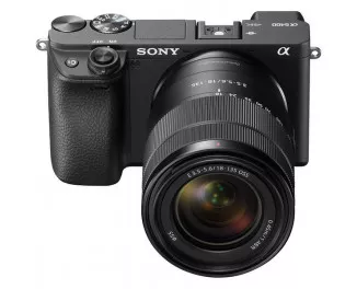 Бездзеркальний фотоапарат Sony Alpha A6400 kit 18-135 Black (ILCE6400MB.CEC)