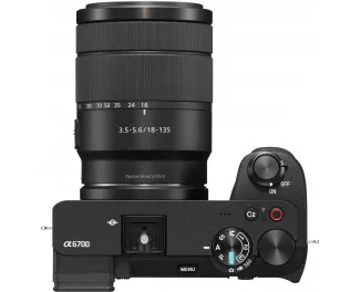 Беззеркальный фотоаппарат Sony Alpha A6700 kit 18-135 Black (ILCE6700MB.CEC)