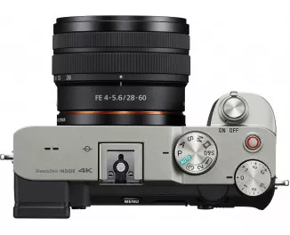 Беззеркальный фотоаппарат Sony Alpha A7C kit (28-60mm) Silver (ILCE7CLS)