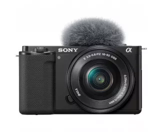 Беззеркальный фотоаппарат Sony ZV-E10 kit (16-50mm) Black (ILCZVE10LB.CEC)