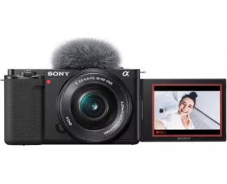 Беззеркальный фотоаппарат Sony ZV-E10 kit (16-50mm) Black (ILCZVE10LB.CEC)