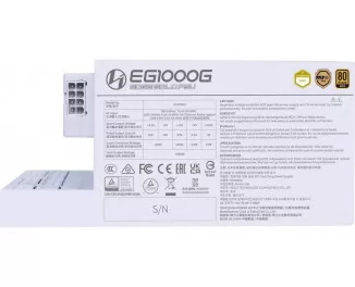 Блок питания 1000W Lian Li EDGE GOLD White (G9P.EG1000G.WH00.EU)