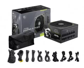 Блок питания 1000W MSI MAG A1000PLS PCIE5