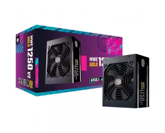 Блок живлення 1250W CoolerMaster MWE GOLD 1250 V2 (MPE-C501-AFCAG-3EEU)