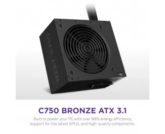 Блок питания 750W NZXT C750 Bronze (PA-7B3BB-EU)
