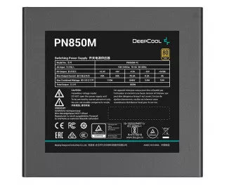 Блок питания 850W DeepCcool PN850M (R-PN850M-FC0B-EU)