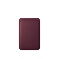 Чехол-бумажник Apple iPhone FineWoven Wallet with MagSafe - Burgundy (MK9H4)