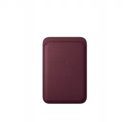 Чехол-бумажник Apple iPhone FineWoven Wallet with MagSafe - Burgundy (MK9H4)