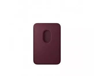 Чехол-бумажник Apple iPhone FineWoven Wallet with MagSafe - Burgundy (MK9H4)