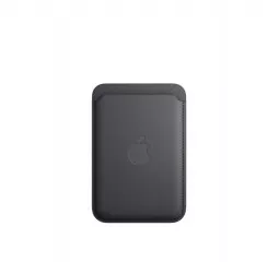 Чехол-бумажник Apple iPhone FineWoven Wallet with MagSafe Black (MT2N3)
