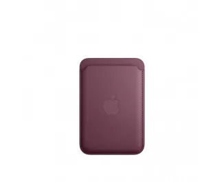 Чехол-бумажник Apple iPhone FineWoven Wallet with MagSafe Mulberry (MT253)