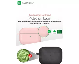 Чехол для AirPods Pro 2  AMAZINGThing Smoothie Case Pink (APRO2SMOPN)