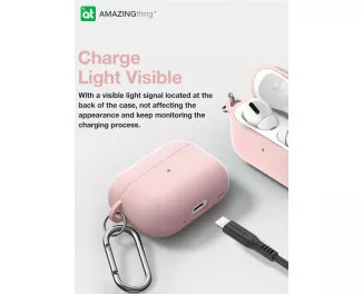 Чехол для AirPods Pro 2  AMAZINGThing Smoothie Case Pink (APRO2SMOPN)