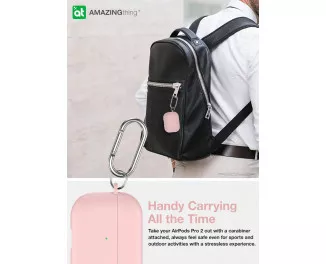 Чехол для AirPods Pro 2  AMAZINGThing Smoothie Case Pink (APRO2SMOPN)