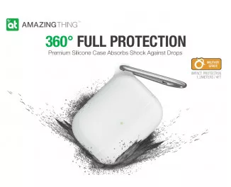Чохол для AirPods Pro AMAZINGThing Waterproof Bullet Case Clear