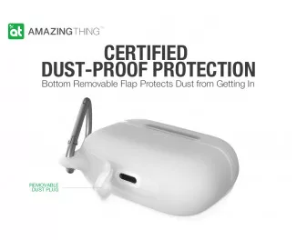 Чохол для AirPods Pro AMAZINGThing Waterproof Bullet Case Clear