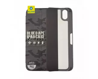 Чехол для Apple iPad mini 2021  Blueo APE Case with Leather Sheath Camo Gray
