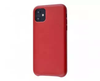 Чехол для Apple iPhone 11 Leather Case Red