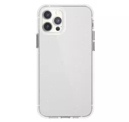 Чехол для Apple iPhone 12 / 12 Pro  Blueo Crystal Drop Pro Resistance Phone Case Glitter Transparent