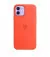 Чохол для Apple iPhone 12 / 12 Pro Silicone Case with MagSafe and Splash Screen Electric Orange