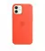 Чохол для Apple iPhone 12 / 12 Pro Silicone Case with MagSafe and Splash Screen Electric Orange