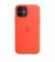 Чохол для Apple iPhone 12 / 12 Pro Silicone Case with MagSafe and Splash Screen Electric Orange