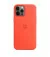 Чохол для Apple iPhone 12 / 12 Pro Silicone Case with MagSafe and Splash Screen Electric Orange