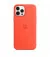 Чехол для Apple iPhone 12 Pro Max  Silicone Case with MagSafe and Splash Screen Electric Orange