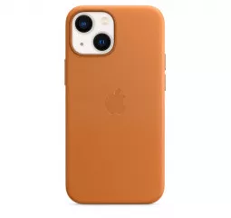 Чехол для Apple iPhone 13  Apple Leather Case with MagSafe Golden Brown (MM103)