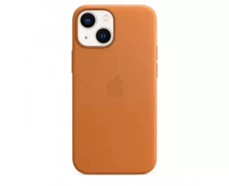 Чехол для Apple iPhone 13  Apple Leather Case with MagSafe Golden Brown (MM103)